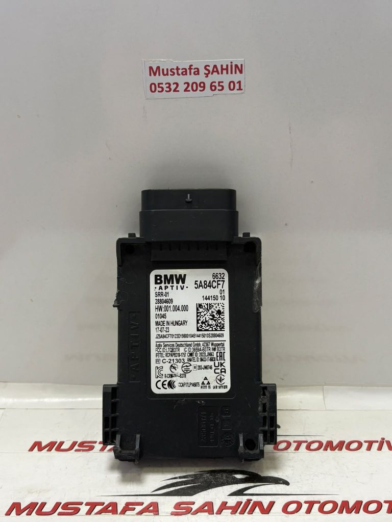 BMW 5 Serisi  F40 G23 G26 G30 G38 G11 G12  Radar Beyni 66315A84CF7