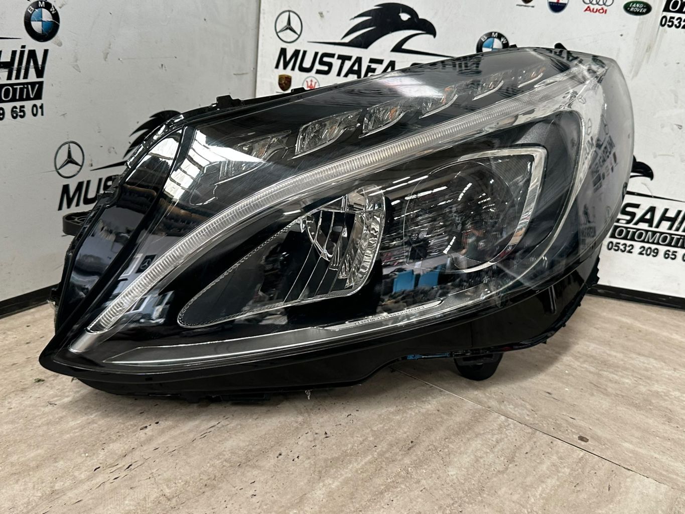 2014 - 2018 Mercedes C Serisi A205 W205 Sol Ön Far