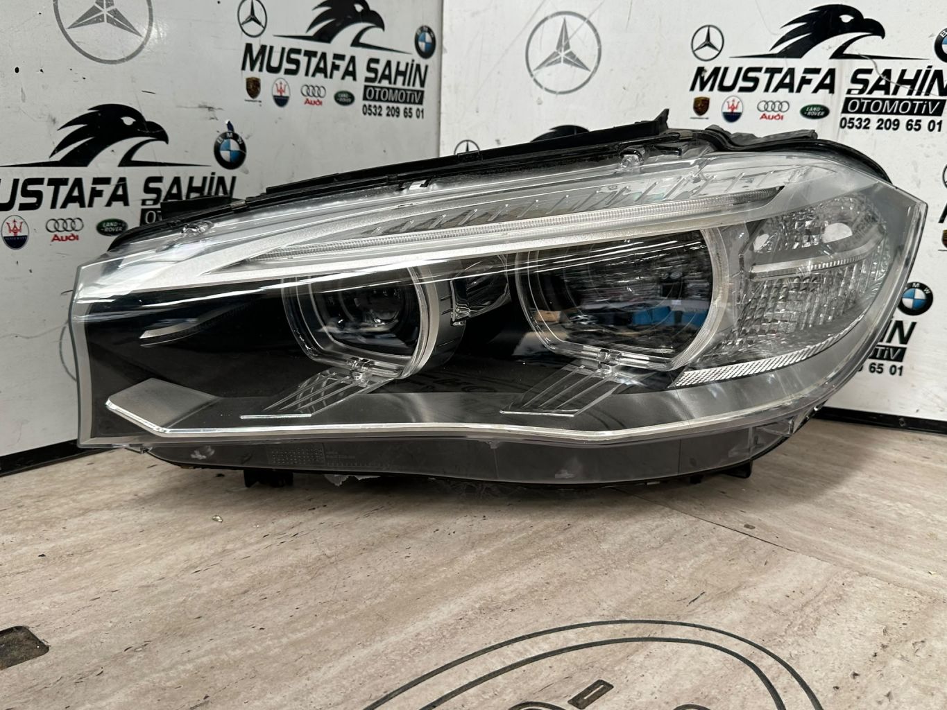 2014 - 2018 BMW X5 F15 F16 Sol Ön Far 7290053